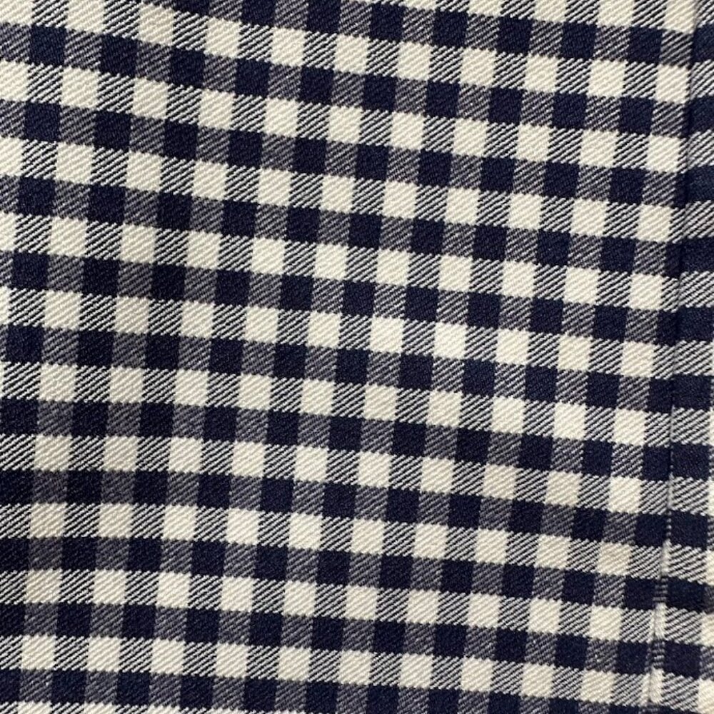 Cynthia Rowley Navy Blue & White Check Pants Size 10 - Picture 3 of 3